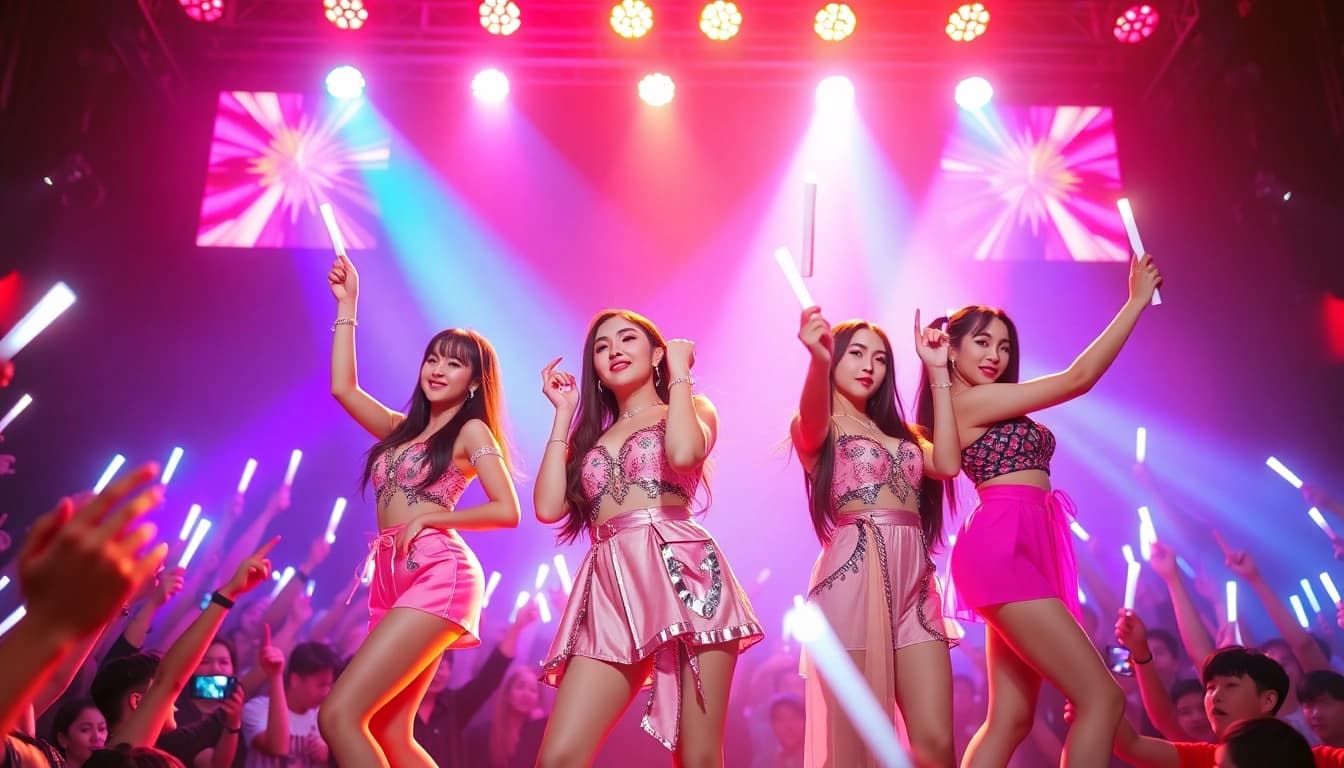 BLACKPINK news update with the group's stunning live performance highlights and vibrant stage presence.