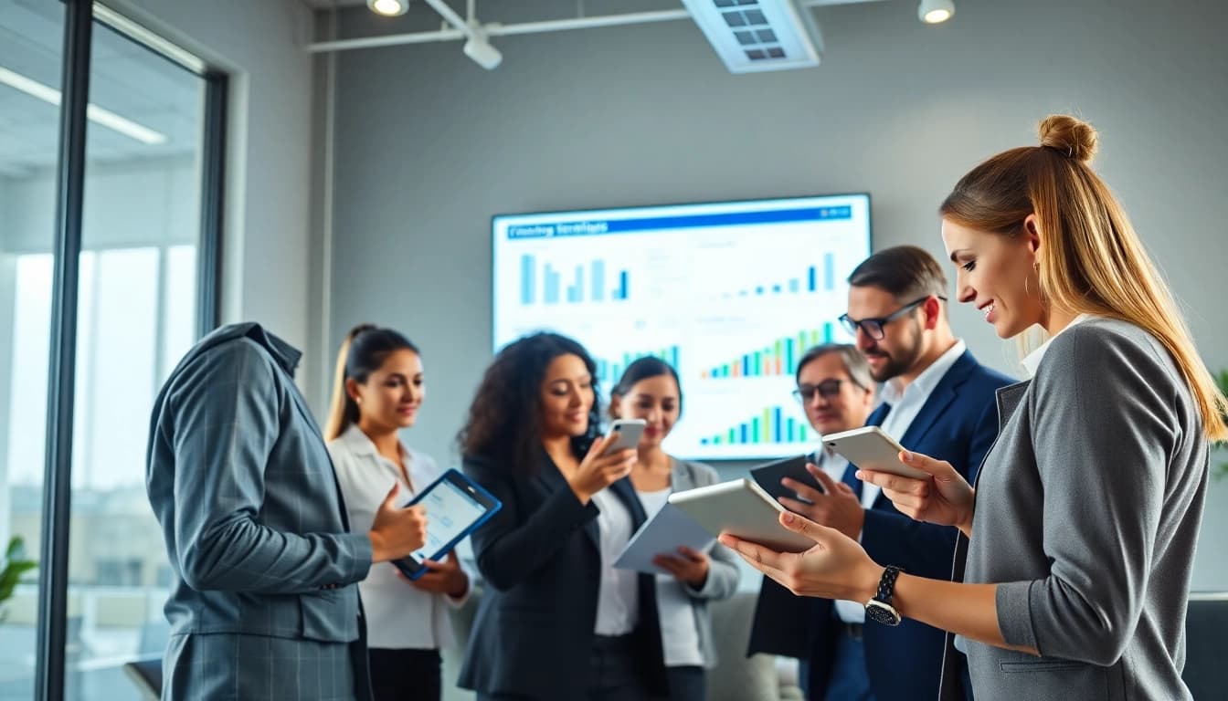 Analyze competitor pricing strategies in a professional business setting with a collaborative team.