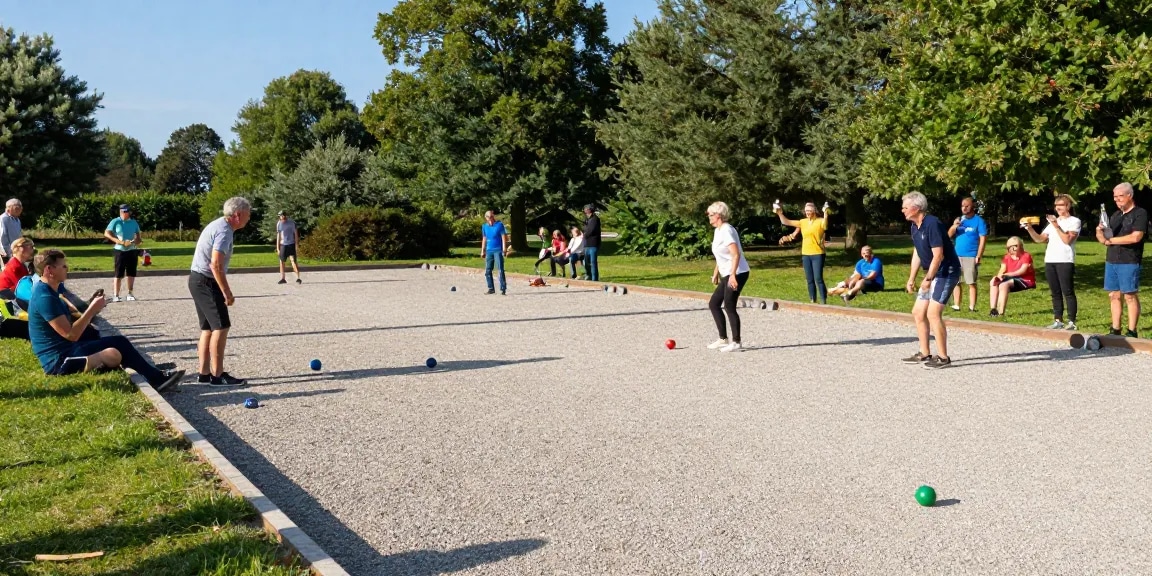Aktivitas permainan petanque di fopikotagorontal.org dengan suasana ceria dan komunitas yang aktif.