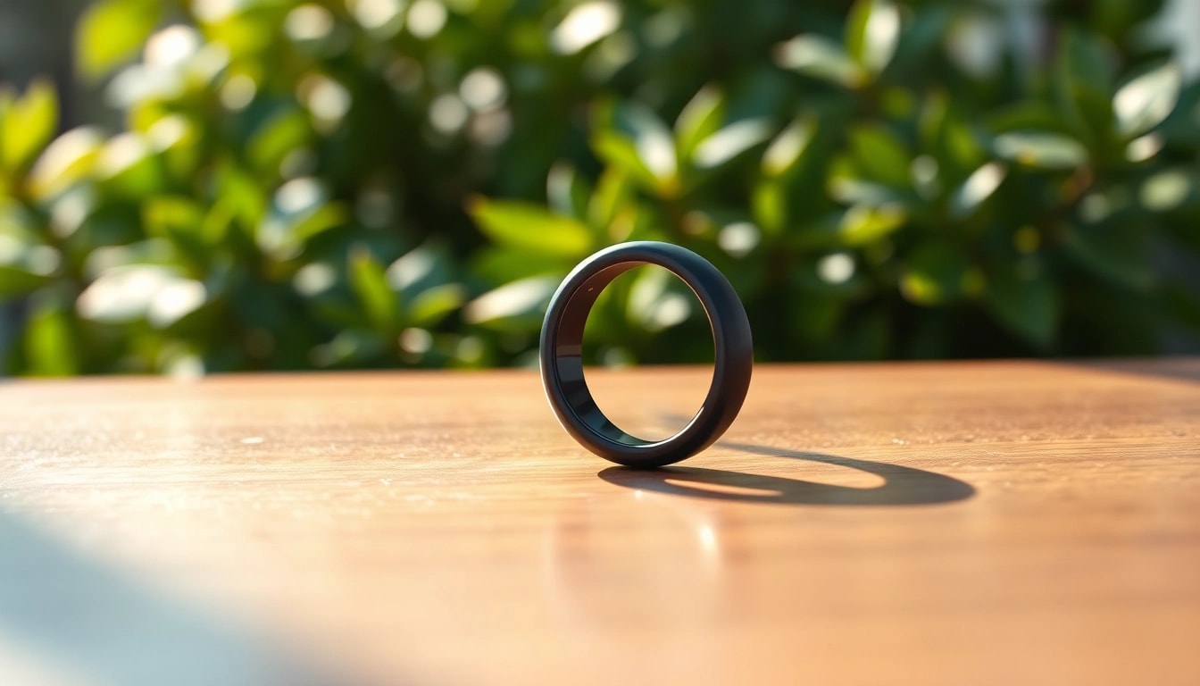 Admire the unique Black Zirconium Rings showcasing their sleek design and durability.