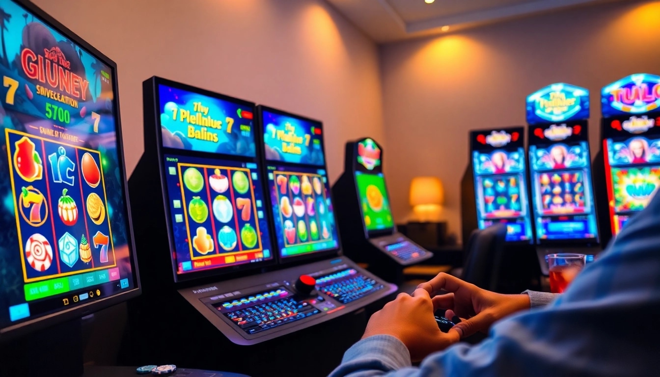 Menggunakan istana777 bet pada set gaming yang nyaman dengan beberapa layar dan suasana menarik.