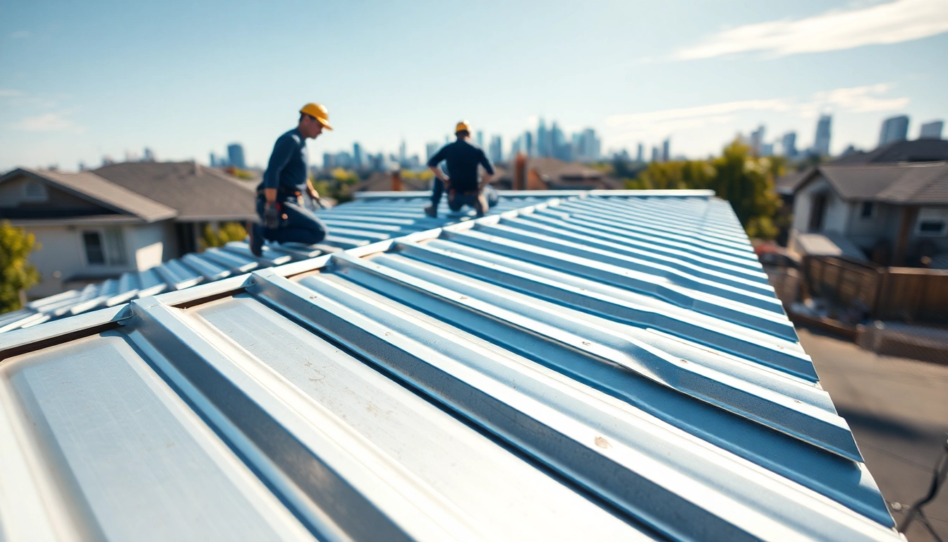 Expert installation of metal roofing toronto showcases skilled craftsmanship and modern design.