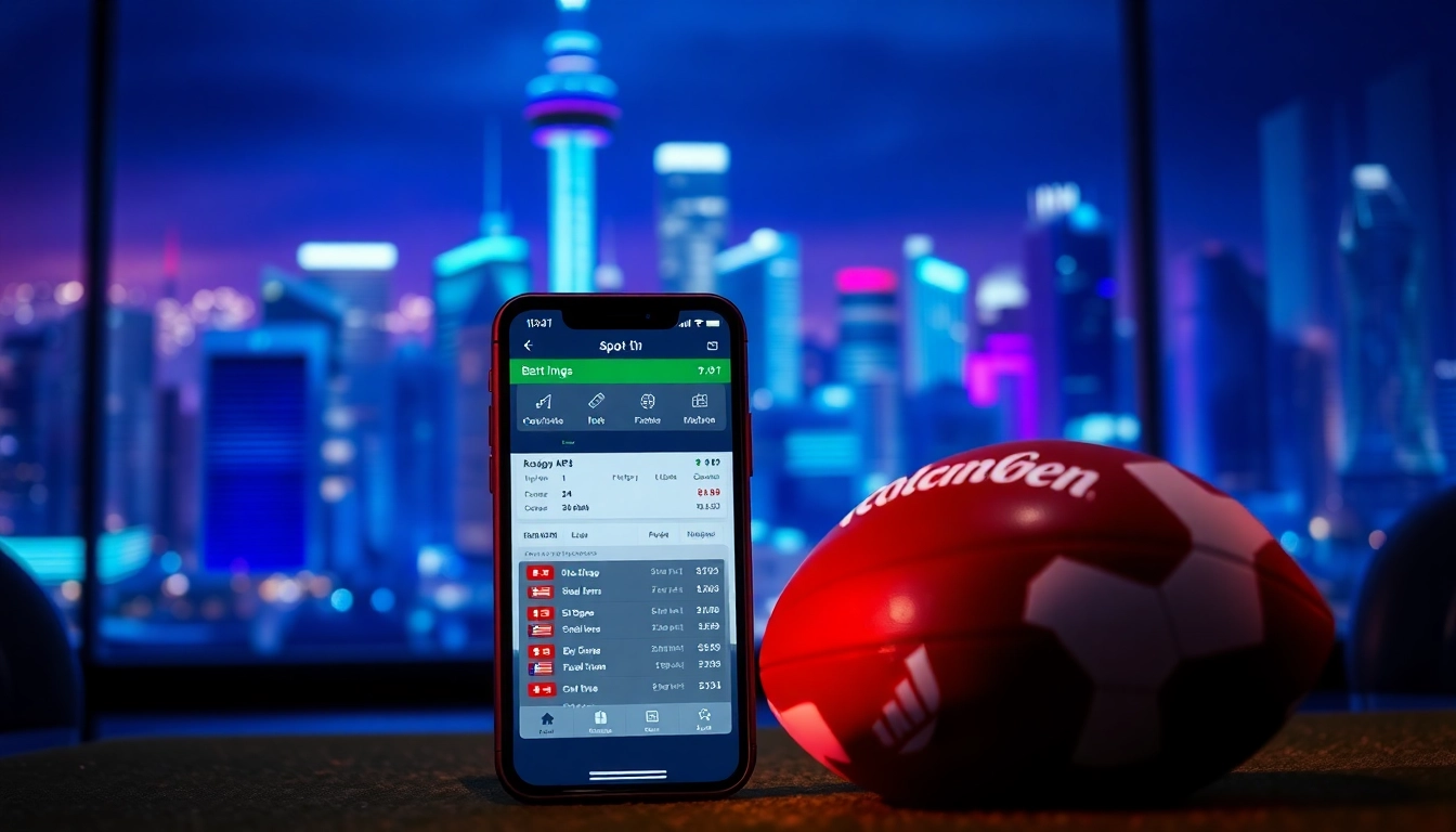 Explore the best sports betting sites in India with a visual showcasing a vibrant digital betting scene.