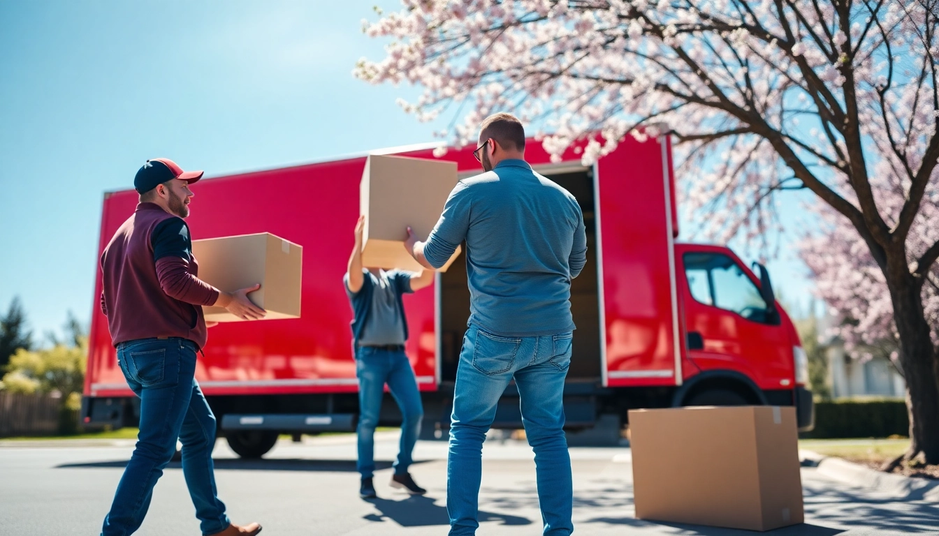 Movers in action for reliable moving companies calgary service showcasing professionalism and teamwork.