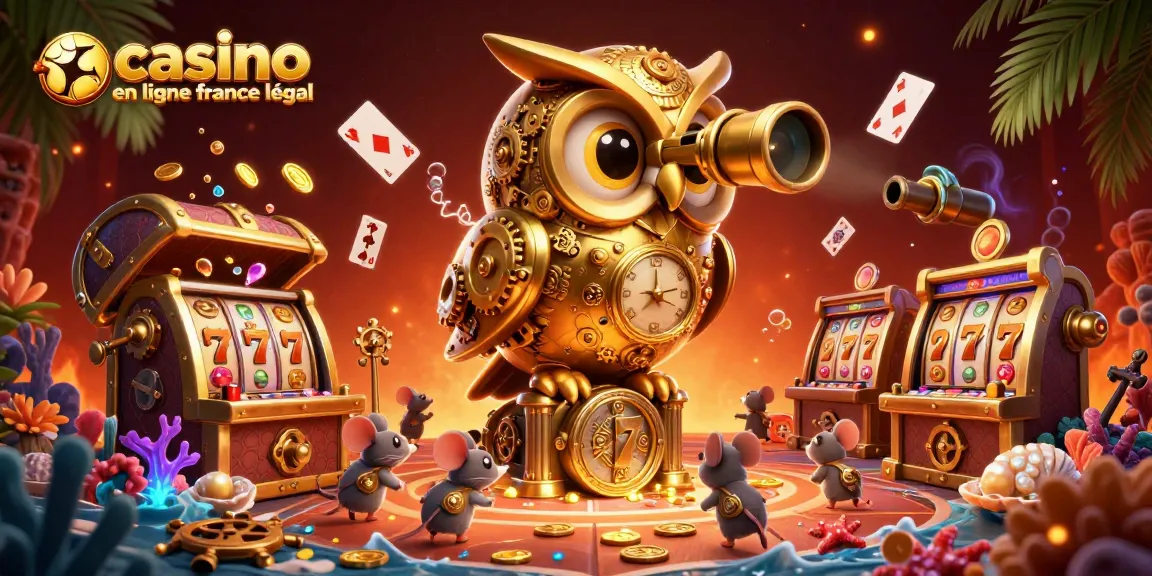 Gagnez avec le casino en ligne légal en France grâce à des machines à sous animées et un hibou mystérieux.