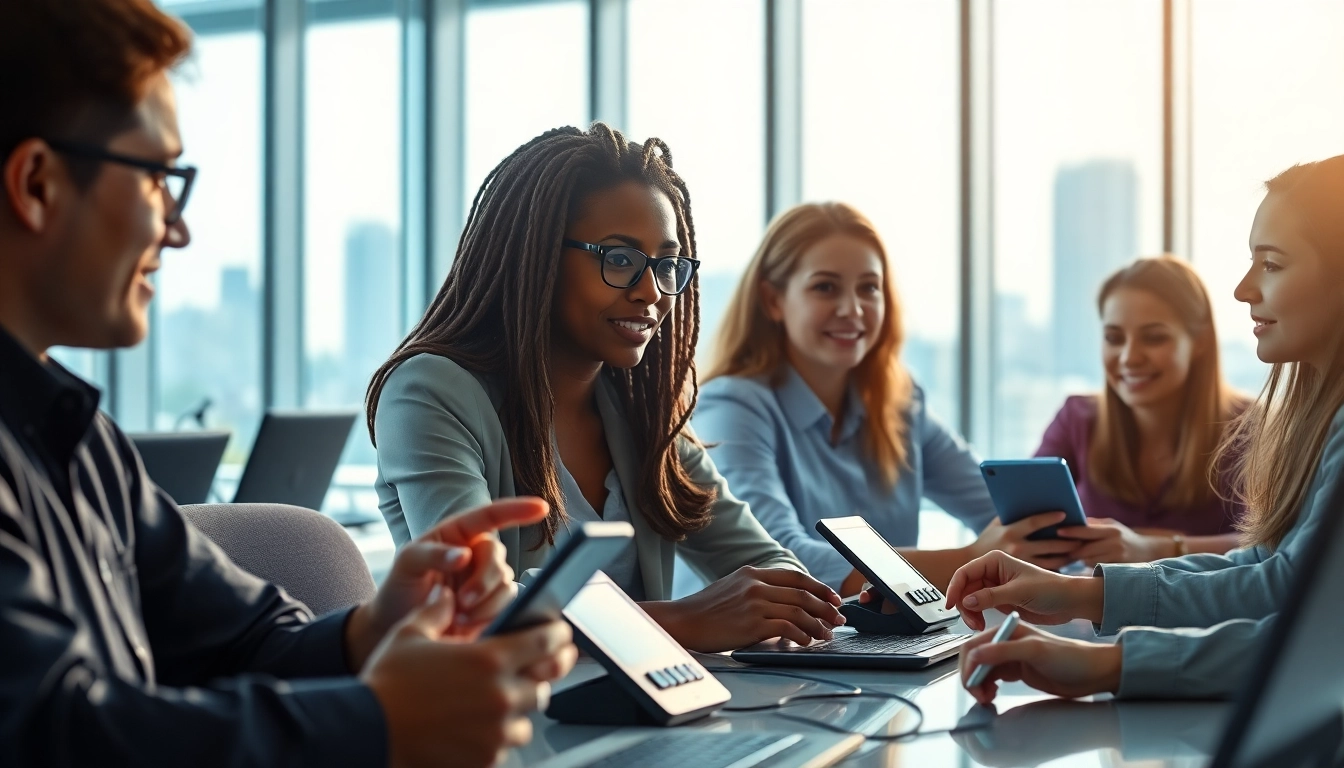 Utilize a cloud based phone system for efficient business communication among a professional team.