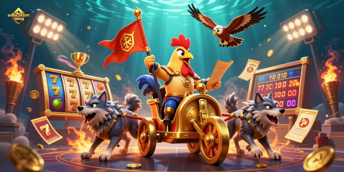 Spark your knowledge at our education blog with this vibrant slot-themed 3D illustration.