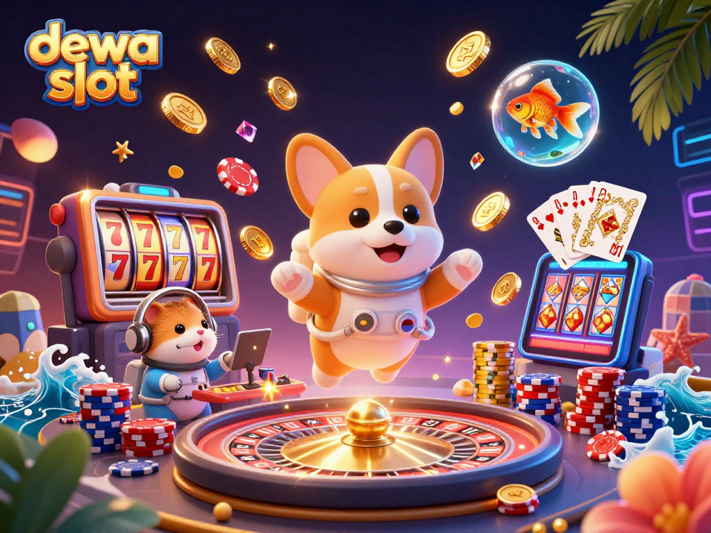 Menangkan dewa slot dengan ilustrasi kasino luar angkasa yang kreatif dan dinamis.