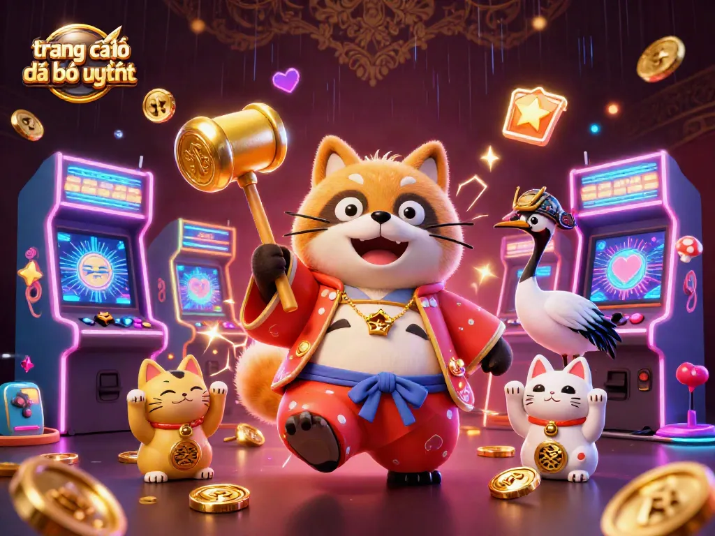 trang cá độ đá bóng uy tín - Vui chơi cùng tanuki, crane và maneki-neko trong không gian casino sôi động