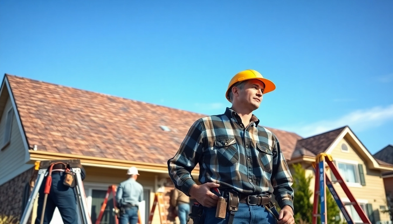 Inspecting a roof installation at Twin Shield Roofing with expert contractors in action.