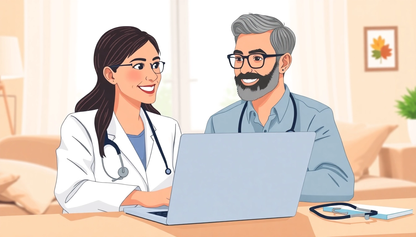 Engage in fast telehealth consultation online for personalized medical advice from home.