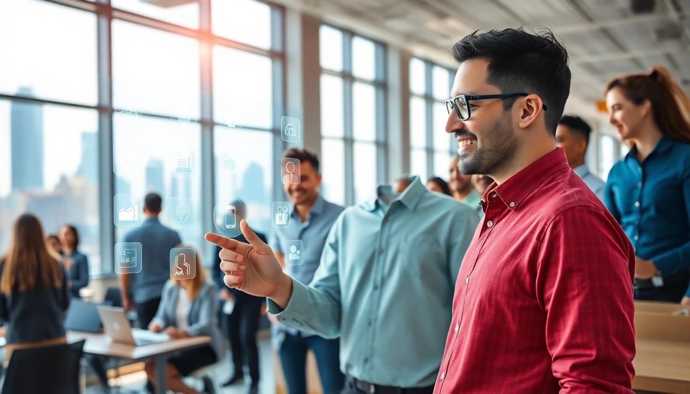 Engage with innovative features of ai apps in a collaborative workspace atmosphere.