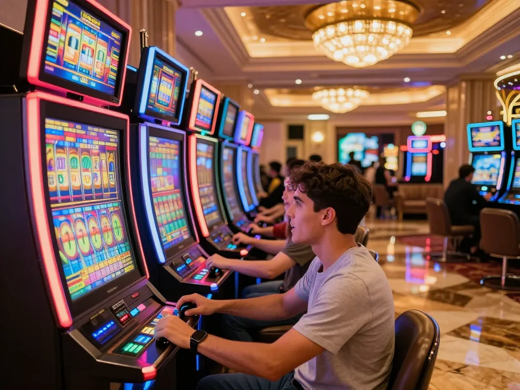 Experience the excitement with slot bonus new member 100 di awal to 7x as players engage with colorful slot machines