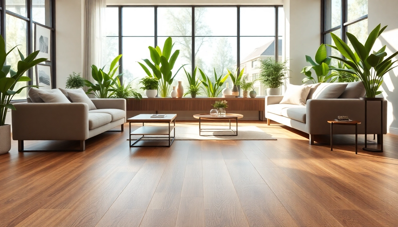 View stunning luxury vinyl flooring near me in a modern living space with elegant design elements.