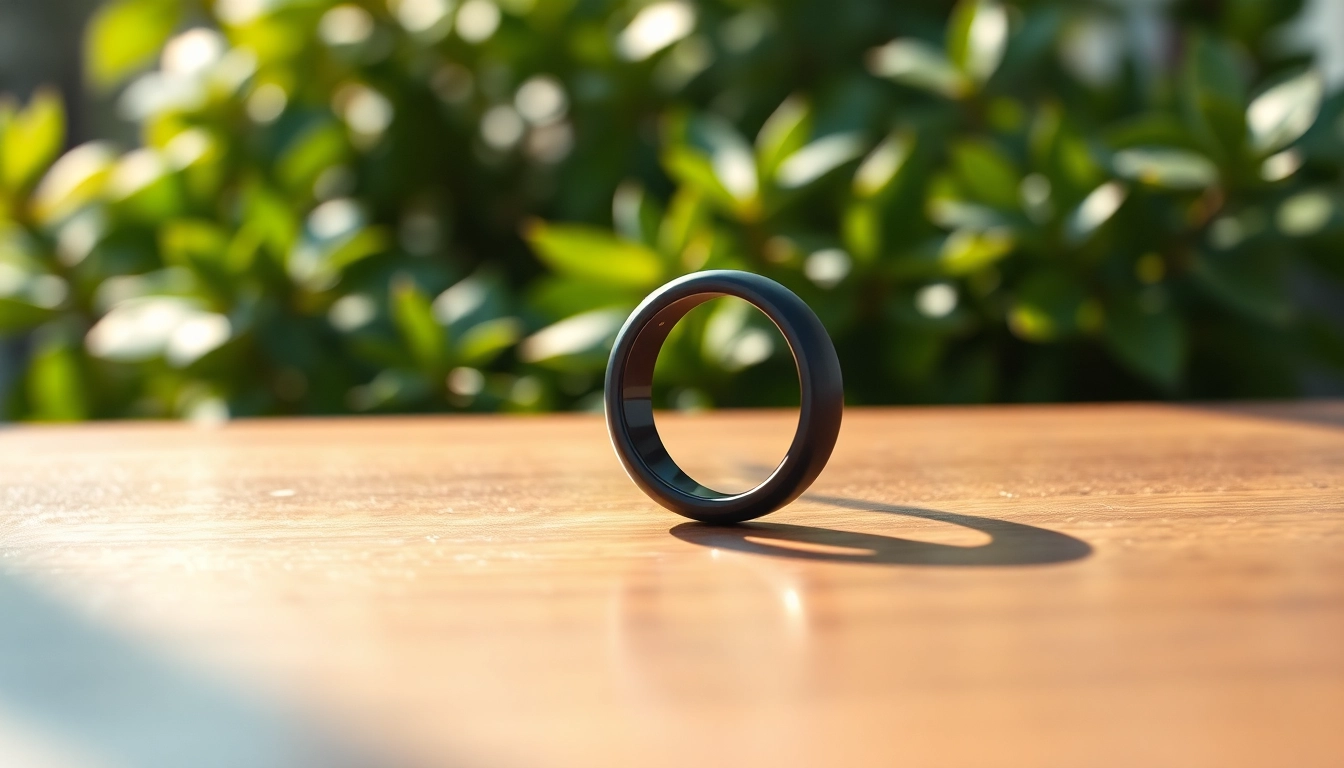 Admire the unique Black Zirconium Rings showcasing their sleek design and durability.