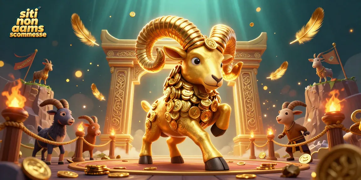 Siti non AAMS scommesse: imposta le tue scommesse con il potente ariete d'oro.