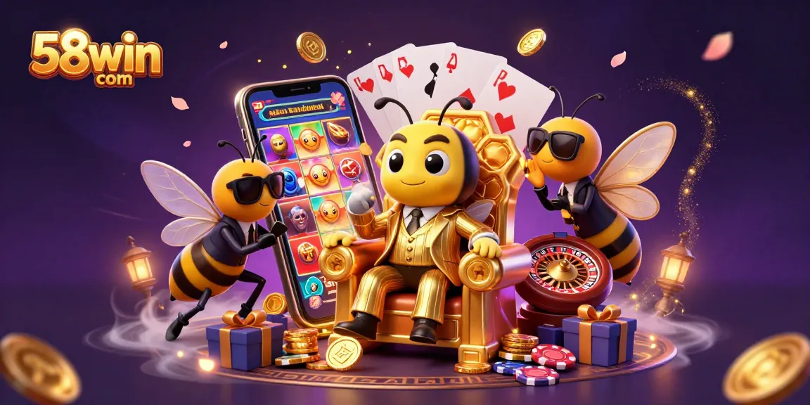 Experience thrilling slot action on 58win com with vibrant scenes and dynamic gaming elements.