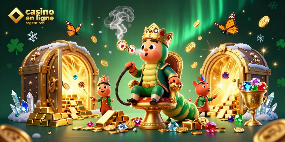Jouez au casino en ligne argent réel avec des personnages ludiques et des trésors étincelants.
