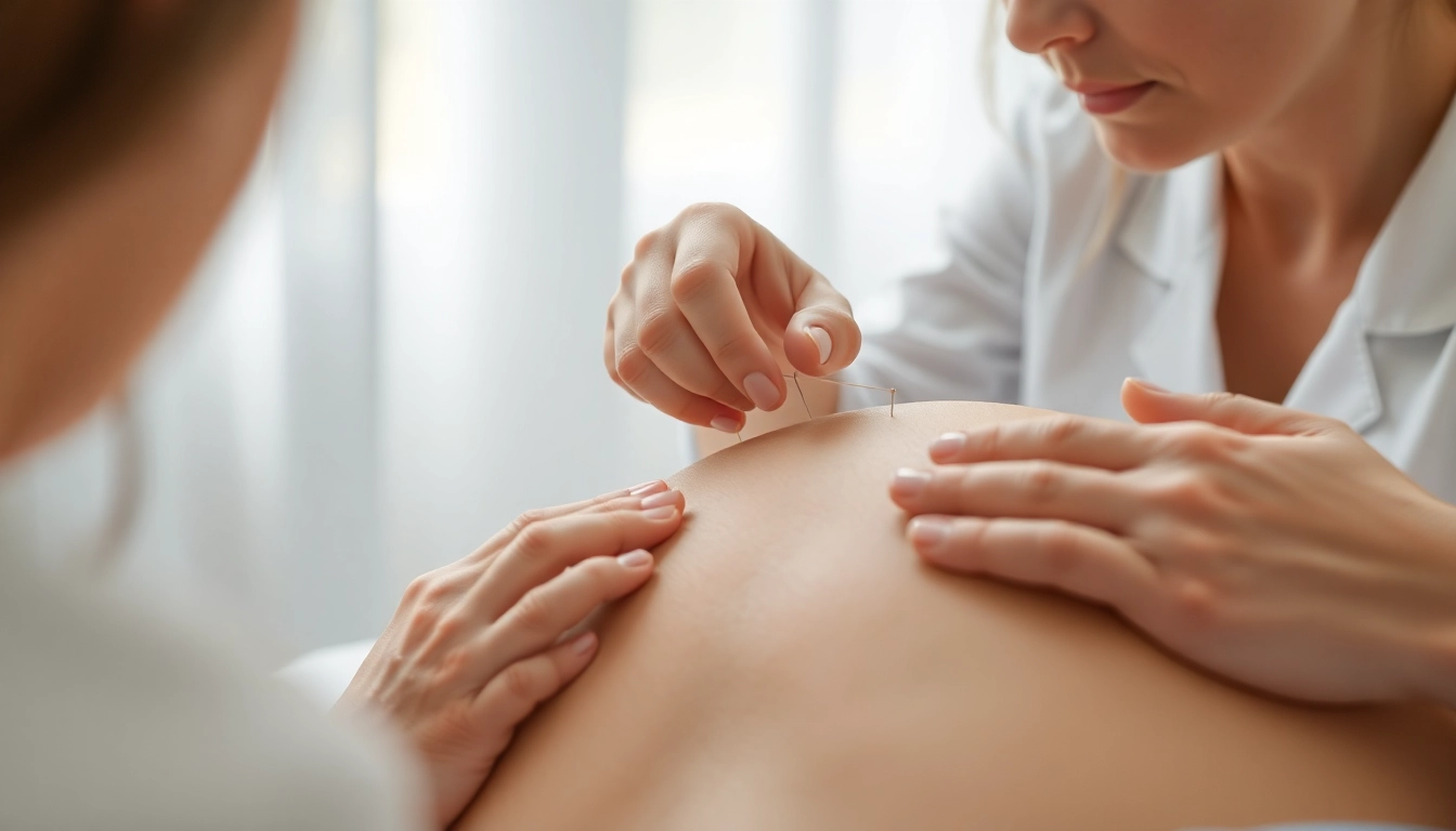 Experience north edmonton acupuncture through a professional session highlighting wellness and relaxation.