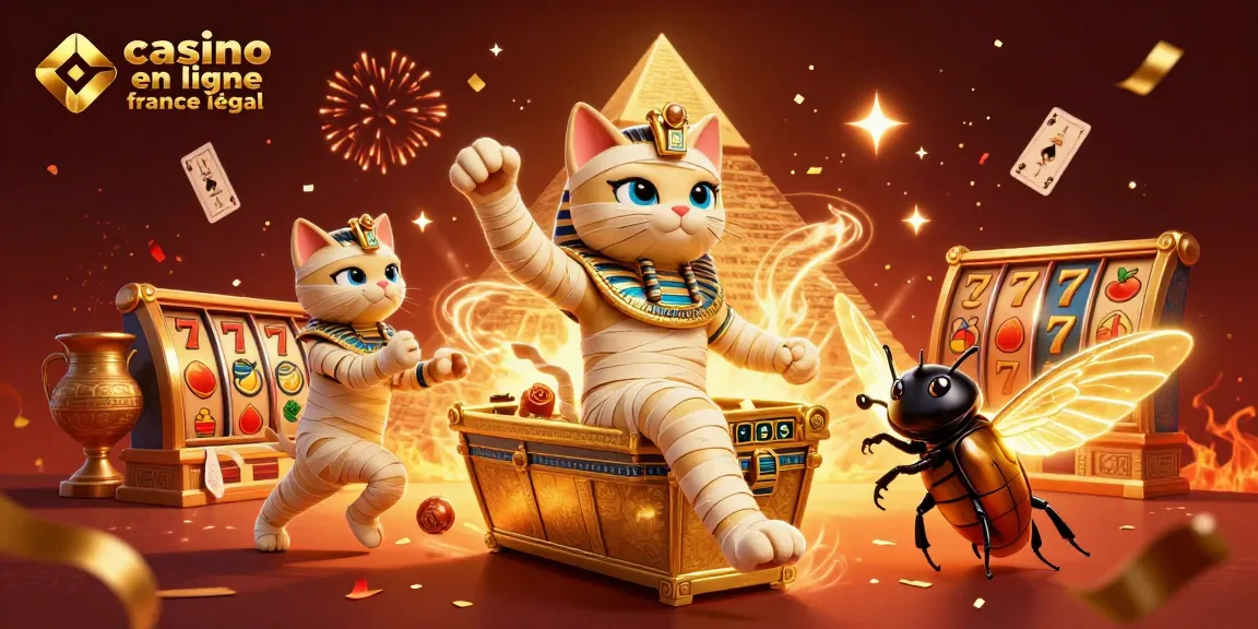 Profitez de l'expérience d'un casino en ligne légal en France avec une illustration de jeu captivante.