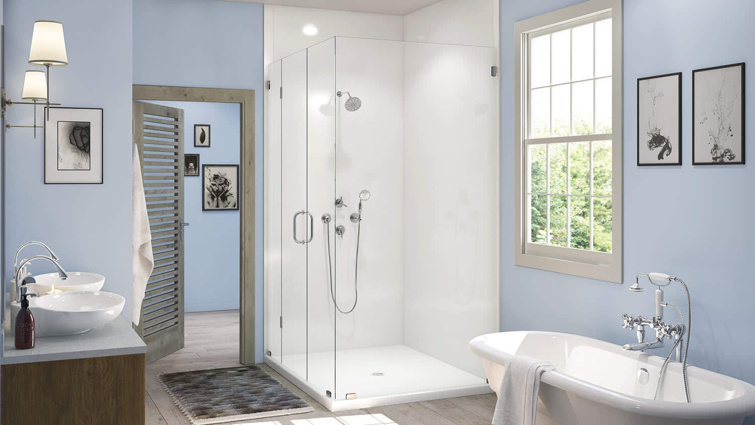 Shower Sliding Door Luxury Finish – Enhance Your Bathroom with Elegant Showers