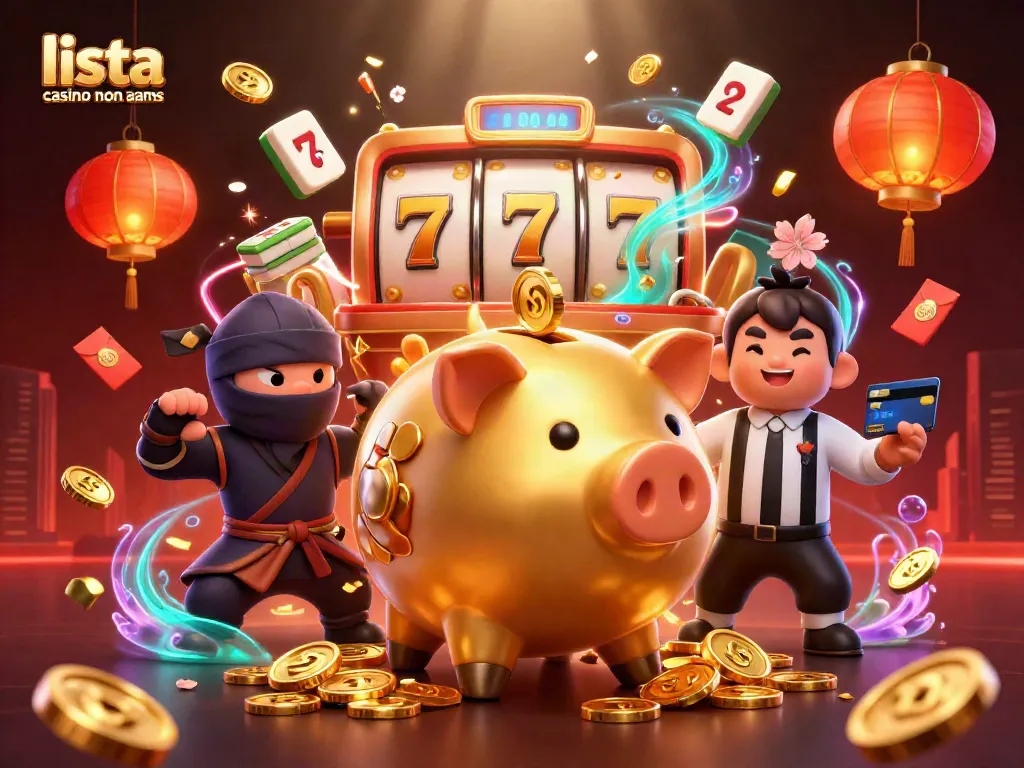 Giocatori che esplorano la lista casino non aams con slot e jackpot scintillanti