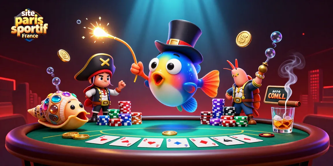 Atteignez des gains avec le site paris sportif France à travers cette illustration ludique d'un anglerfish.