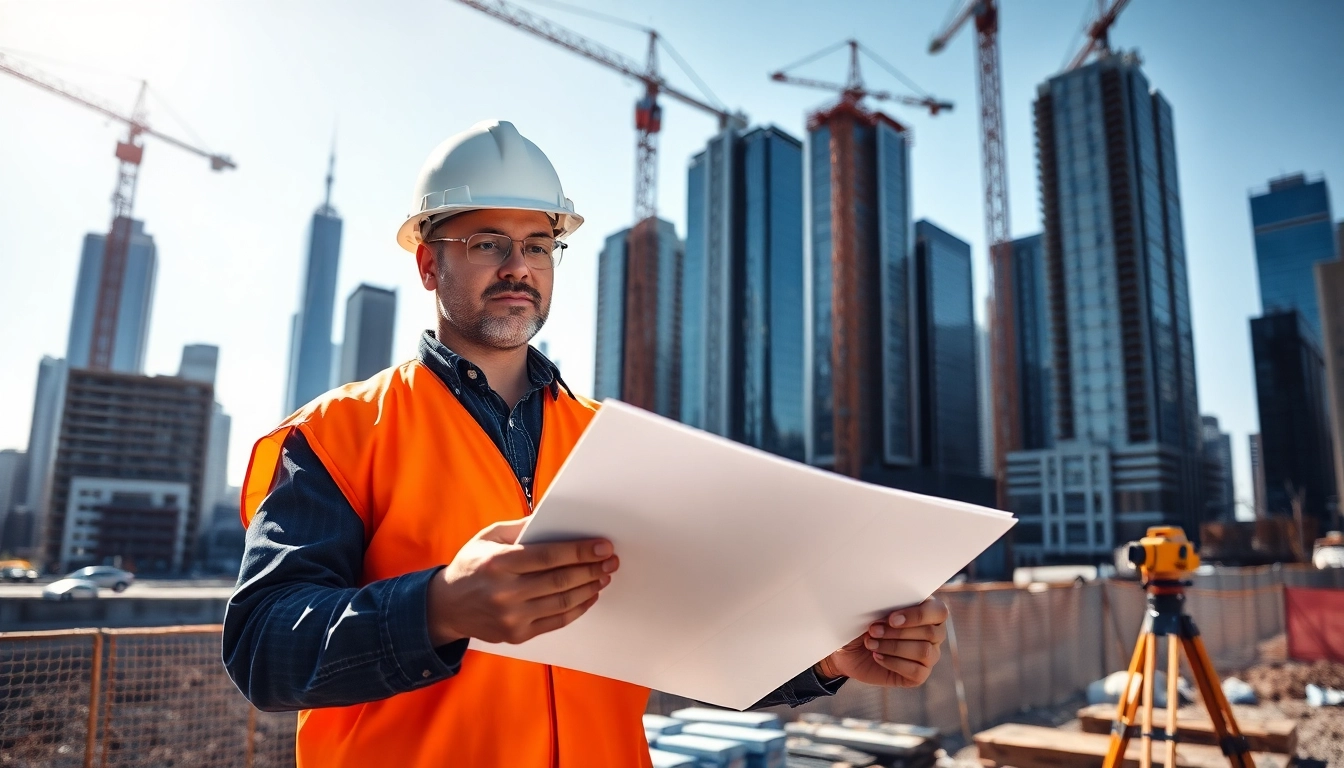 Action snapshot of a New York City Construction Manager navigating an urban construction site.