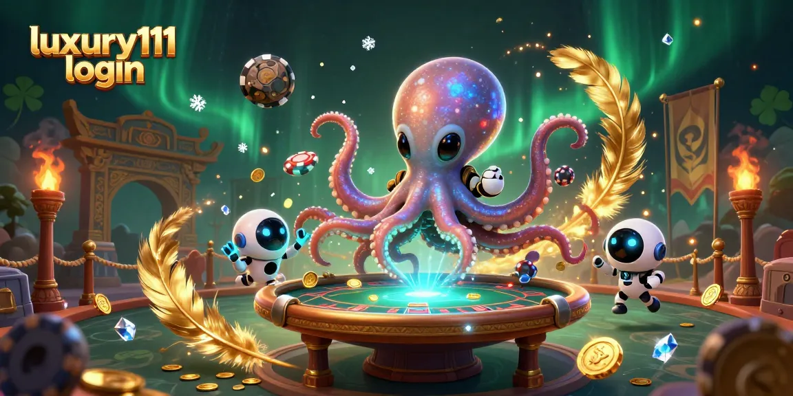 Experience thrilling gambling excitement with luxury111 login in a vibrant cosmic poker scene.
