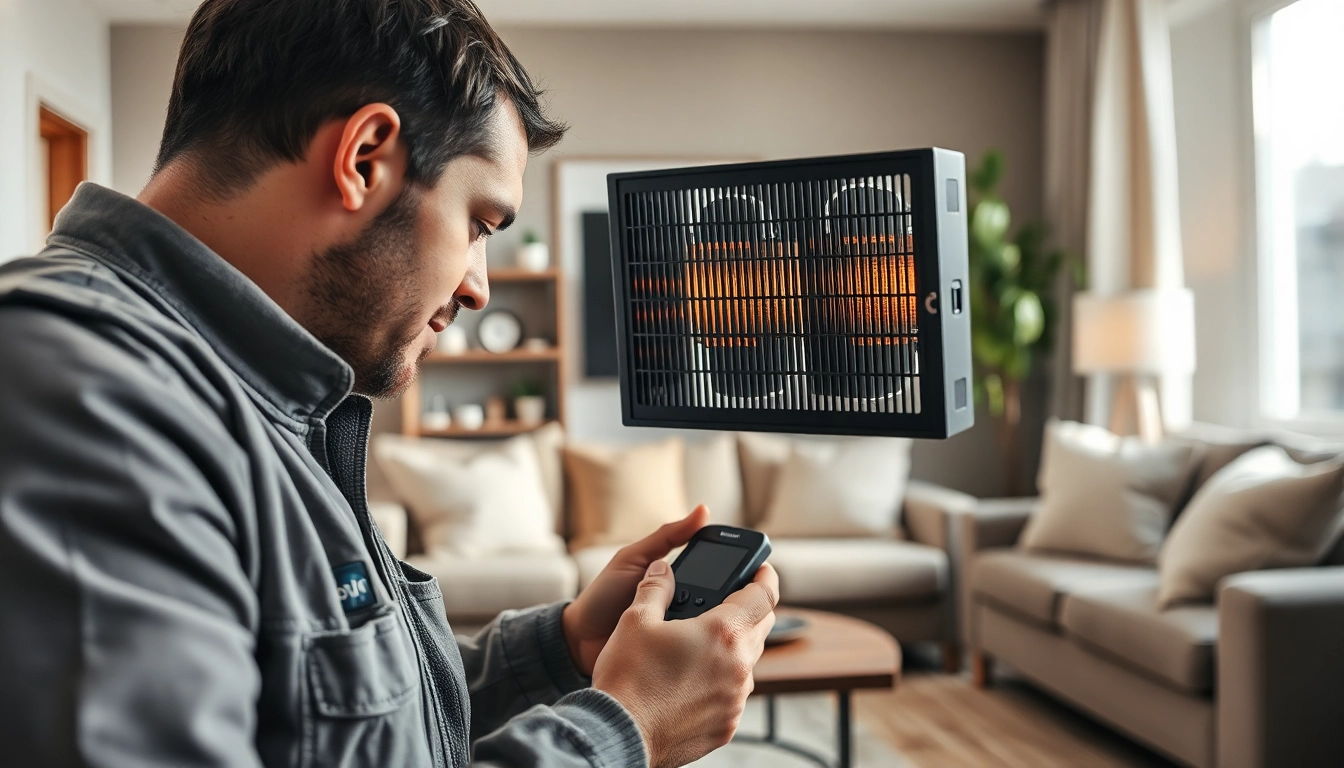 Experience the effectiveness of bed bug heat treatment with expert technician in action.