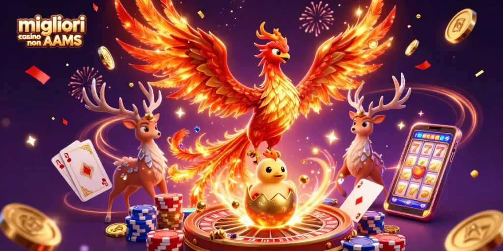 Gioca nei migliori casino non AAMS con emozionanti slot, ricchi premi e avventure fantastiche.