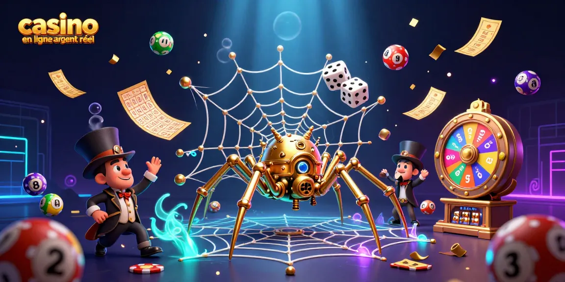 Jouez dans un casino en ligne argent réel avec une illustration captivante de l'expérience de jeu.