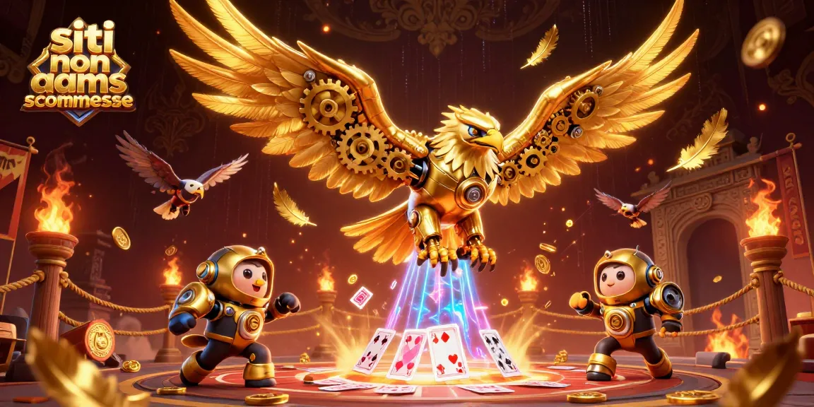 Gioca nei siti non AAMS scommesse con il miglior bookmaker in un'illustrazione 3D vibrante.