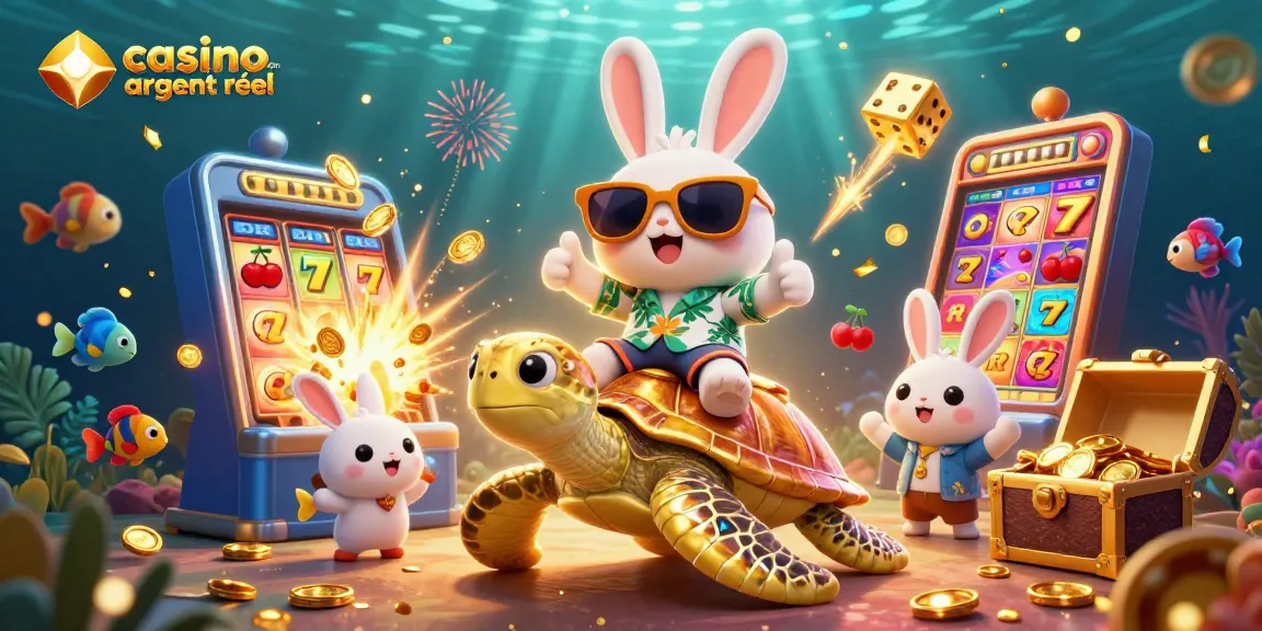 Explorez le monde des gains avec le casino en ligne argent réel, retrouvez le lapin chanceux et la tortue dorée dans un univers vibrant.