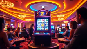 Menangkan permainan luxury138 slot dengan mesin slot mewah yang menggoda dan suasana kasino perkotaan.