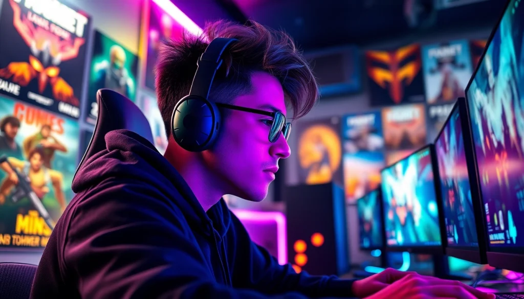 Masuk ke hakim4d login game dengan gamer profesional yang fokus dan bersemangat.