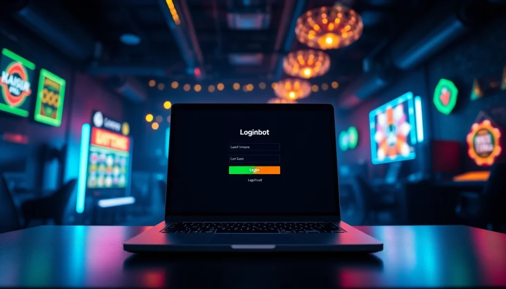 Masuk ke antarmuka kaisar800 login slot melalui laptop modern dengan suasana yang menarik.