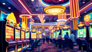 Menangkan di mesin slot gacor yang berkilau dalam suasana kasino yang ramai