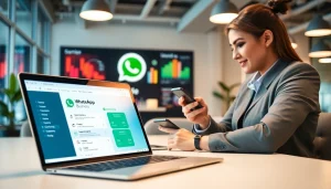 Utilizing whatsapp business api for enhanced customer communication in a modern office