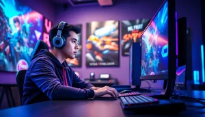 Menang dalam bensu4d alternatif game dengan gamer profesional yang fokus dan antusias.