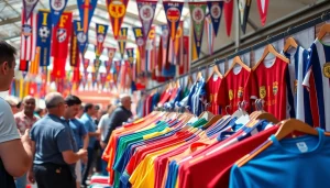 Check out the variety of cheap football kits displayed, perfect for every fan.