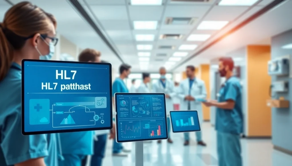 Optimizing HL7 Schnittstelle in a busy healthcare environment with data flow.