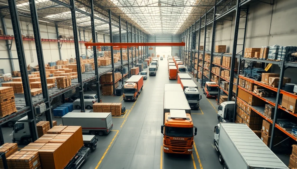 Enhance your logistics efficiency with expert 3PL services in a vibrant warehouse setting.