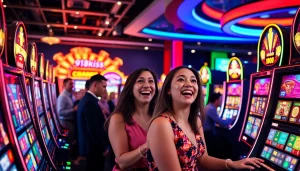 เล่น 918kiss slot ด้วยความตื่นเต้นในบรรยากาศคาสิโนที่มีแสงสีสวยงาม