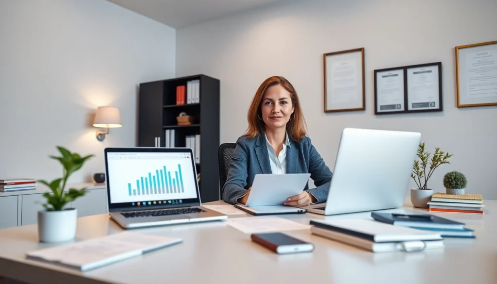 Księgowość dla firmy budowlanej w profesjonalnym biurze z Marzeną Owczarzak, prezentująca ekspertyzę księgową.