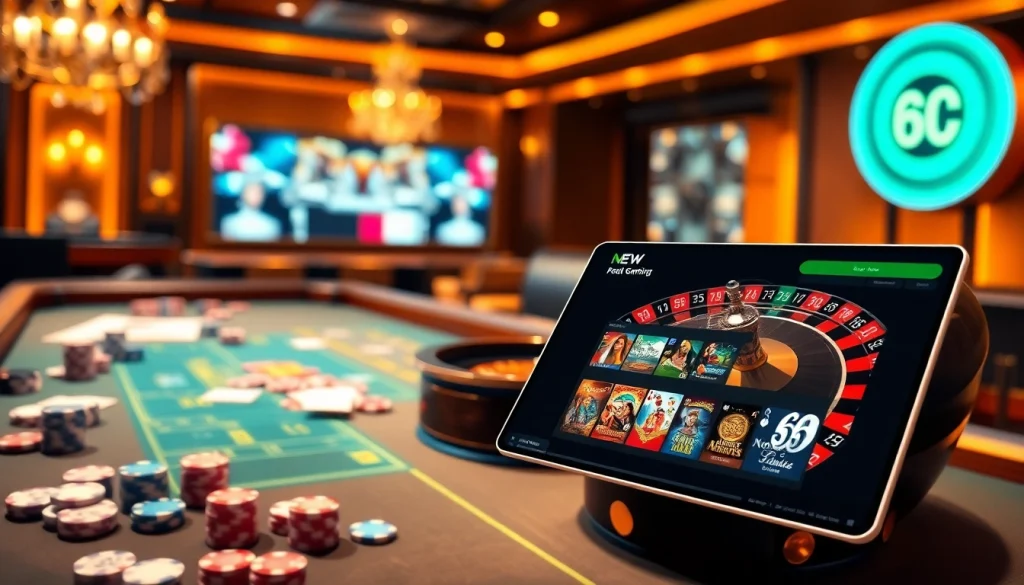 Engaging gamblers with new 66 gaming interface and vibrant casino elements.