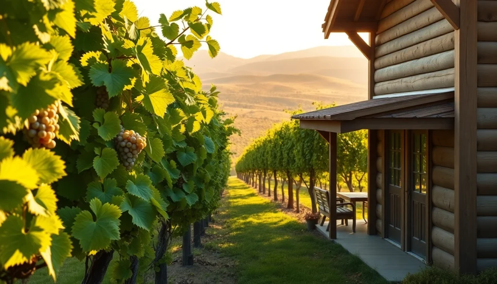 Enjoying wineries in Clarksburg with picturesque vineyard scenery and tasting room.