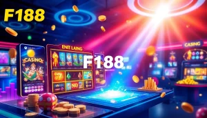 Experience the thrill of online gaming with the brand F168, showcasing vibrant casino games and user-friendly interfaces.