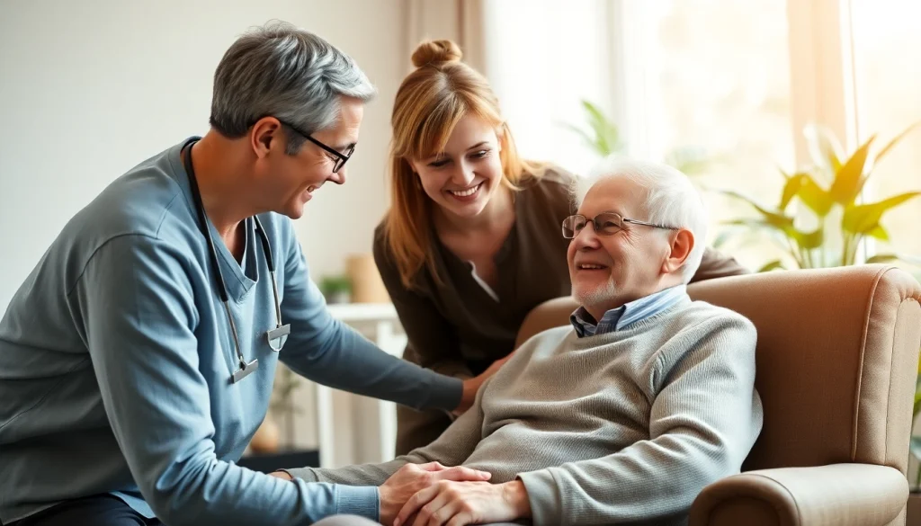 Senior caregivers austin tx providing compassionate assistance in a cozy home environment.