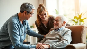 Senior caregivers austin tx providing compassionate assistance in a cozy home environment.